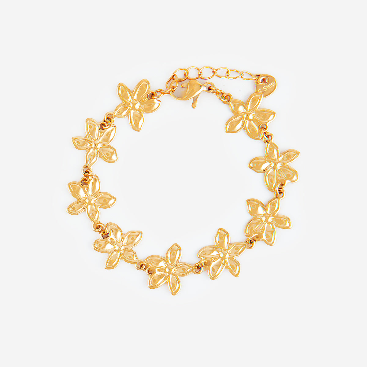 Bracelet avec fleur de cerisier reliée