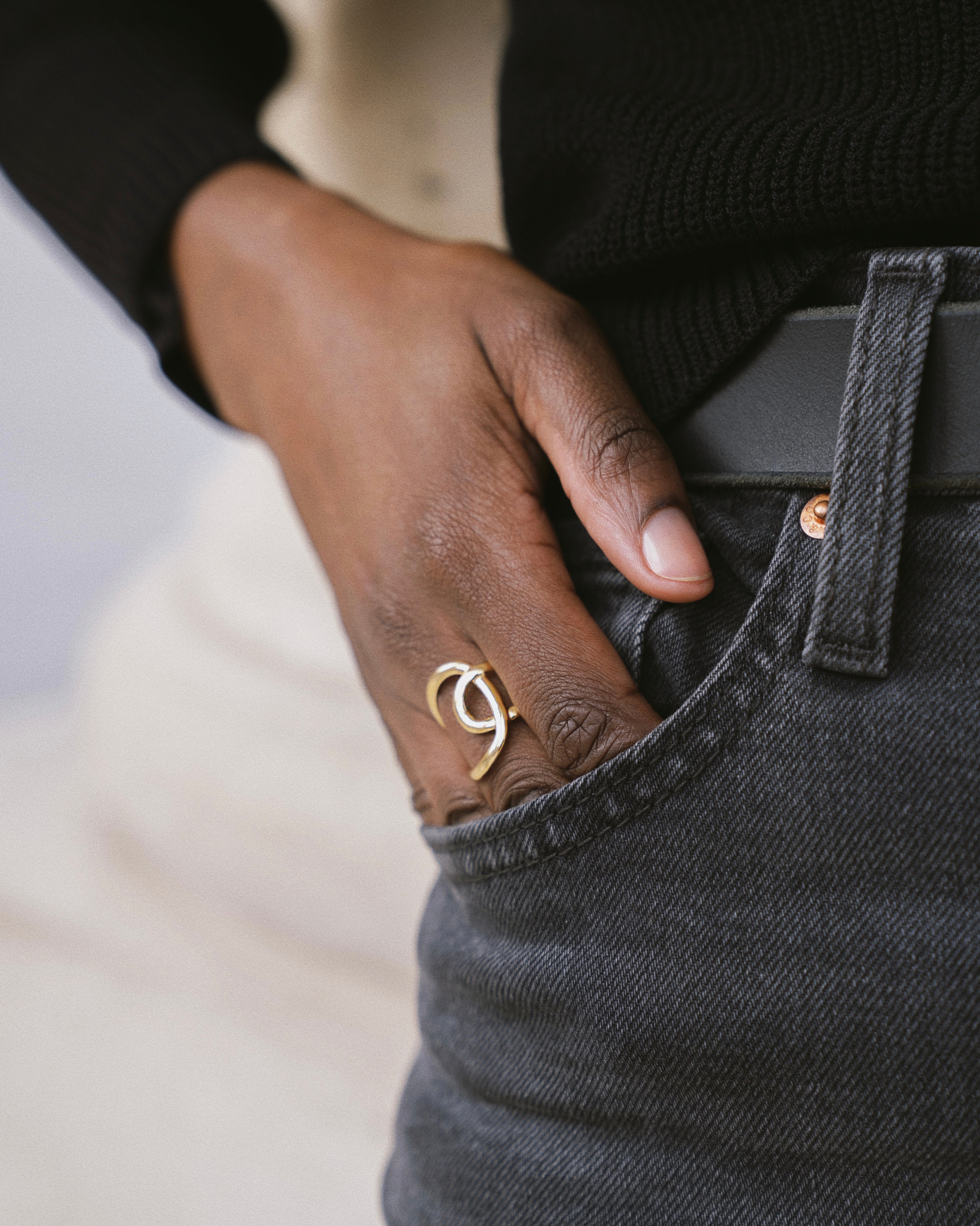 Bague forme irrégulière