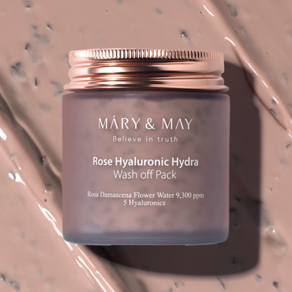 Vegan Rose Hyaluronic Hydra Wash Off Pack 125g - Masque à rincer