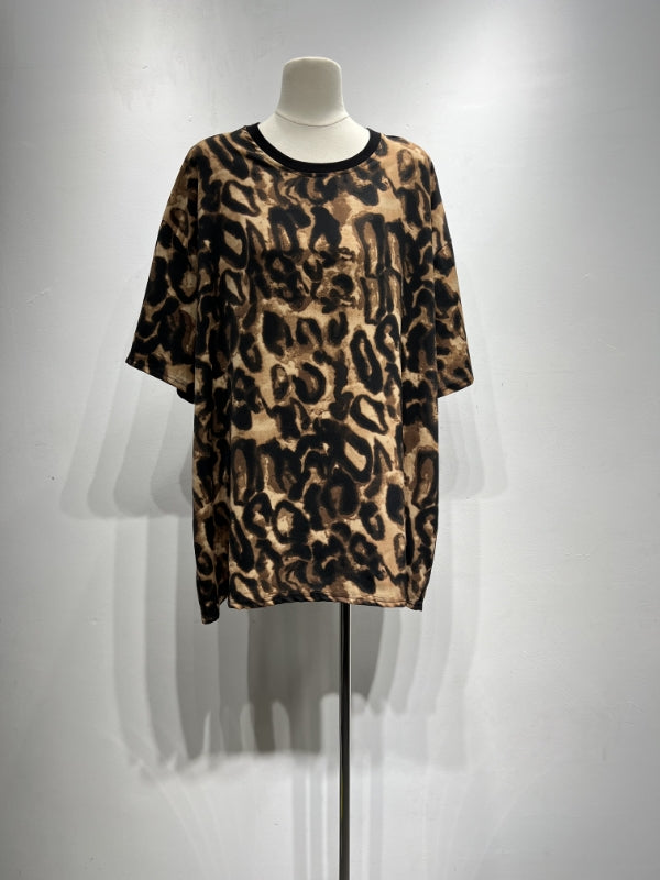 Tshirt imprimé léopard