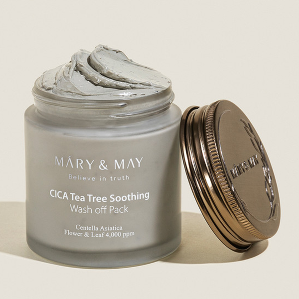 Vegan Cica Tea Tree Soothing Wash Off Pack 125g - Masque à rincer