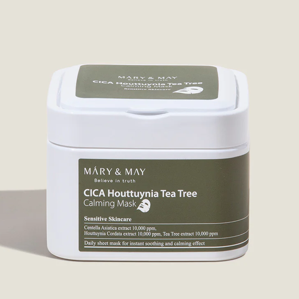 Cica Houttuynia Tea Tree Calming Mask - lot de 30 Masques apaisants