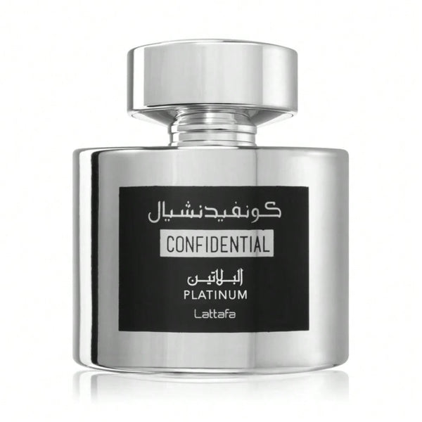 Lattafa - Confidential Platinum 100ml Eau de parfum unisexe