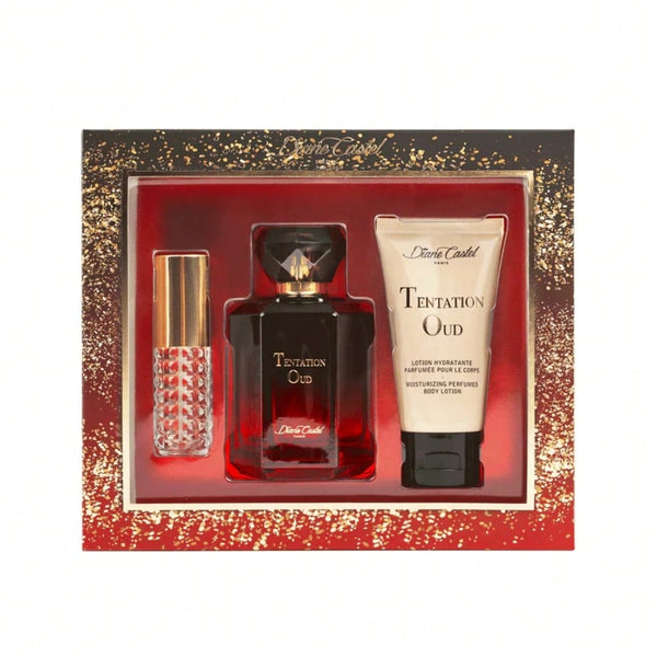 Inspiré par Baccara Rouge - Diane Castel Tentation Oud Coffret de parfum