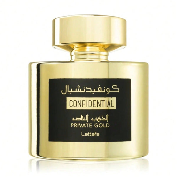 Lattafa - Confidential Private Gold 100ml Eau de parfum unisexe