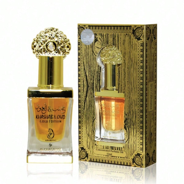 My perfumes - Khashab & Oud Gold 12ml    Extrait de parfum sans alcool