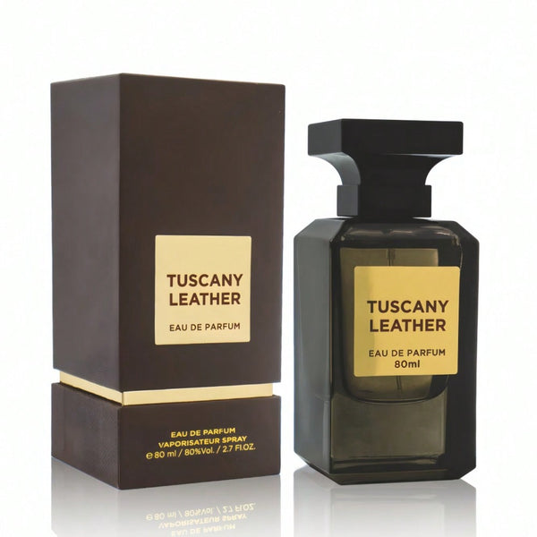 Inspiré par Tuscan Leather  - FRAGRANCE WORLD Tuscany Leather 80ML   Eau de parfum unisexe