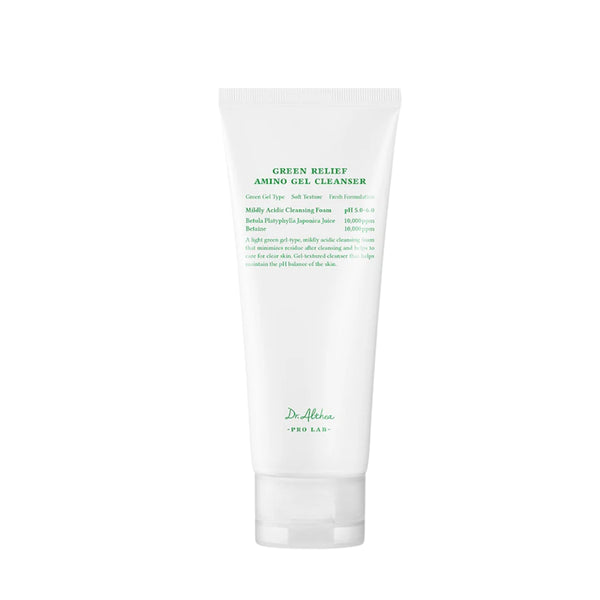 Green Relief Amino Gel Cleanser 100ML - Gel nettoyant apaisant aux acides aminés