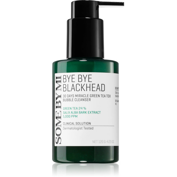 Bye Bye Blackhead 30 Days Miracle Green Tea Tox Bubble Cleanser 120ML - Mousse nettoyante au thé vert