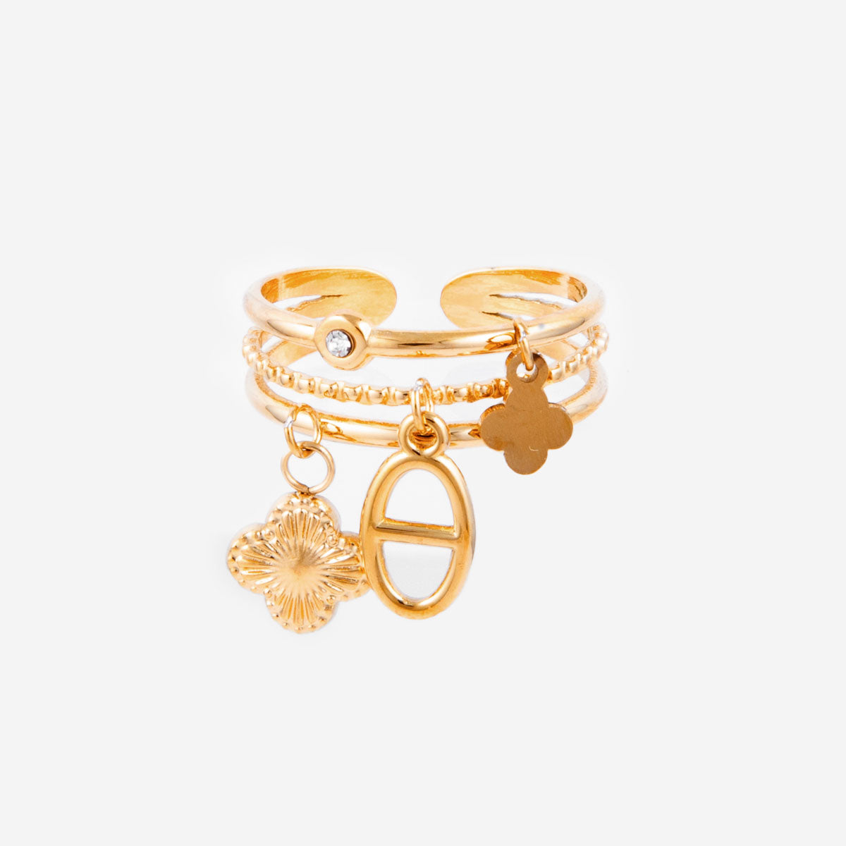 Bague Triple Pendante APRIZO bague-triple-pendante-aprizo
