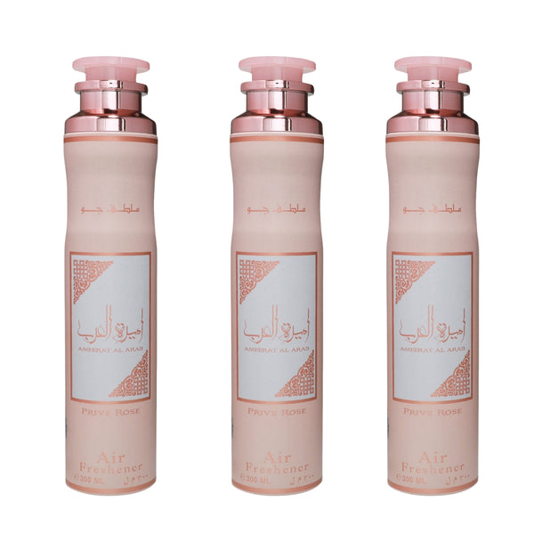 Lattafa - Ameerat Al Arab Prive Rose Air freshener 300ML   Parfum d'intérieur