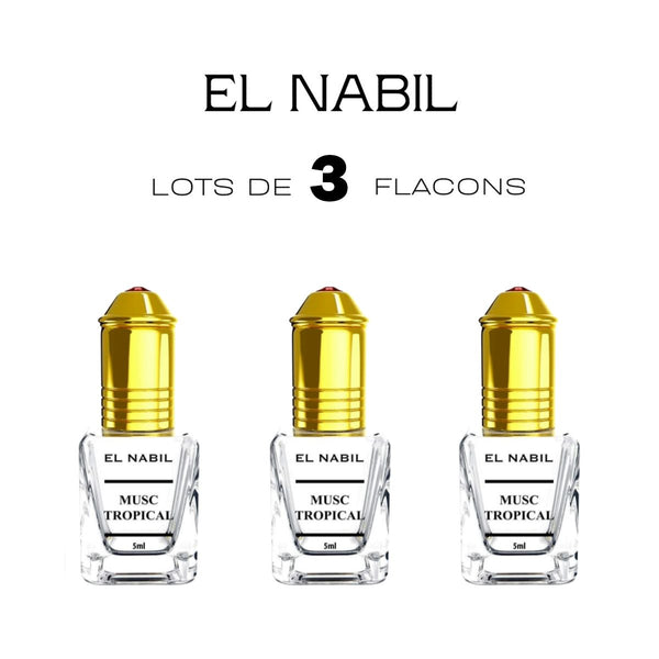 Musc Tropical 5ML Extrait de parfum sans alcool Unisexe