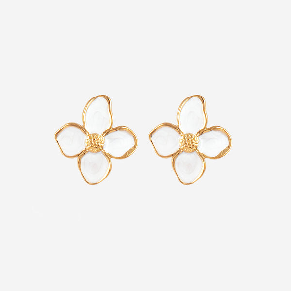 Boucles d'oreilles Fleur Tendance