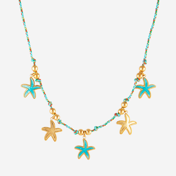 Collier breloque étoile de mer