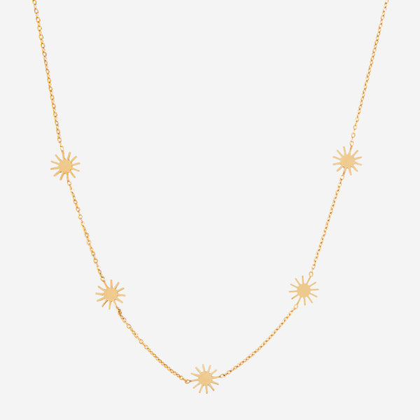 Collier élégant motif soleil