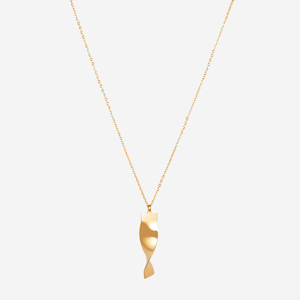 Collier Pendentif Torsadé