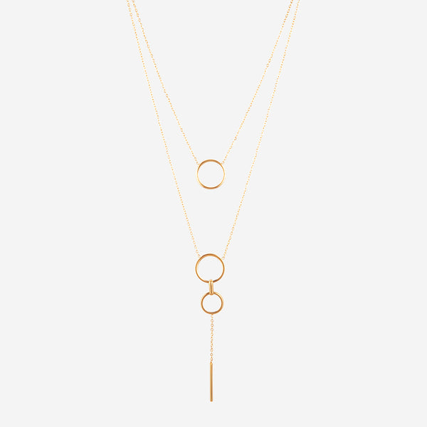 Collier multirangs cercle