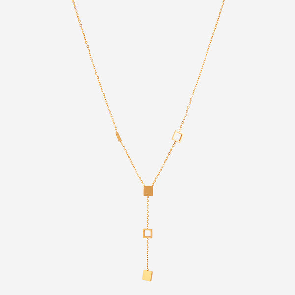 Collier en Y avec Carré