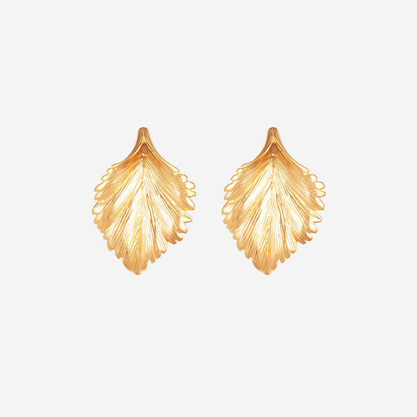 Boucles d'oreilles Feuille