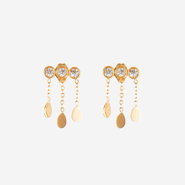 Boucles d'oreilles pendantes multi Goutte d'eau