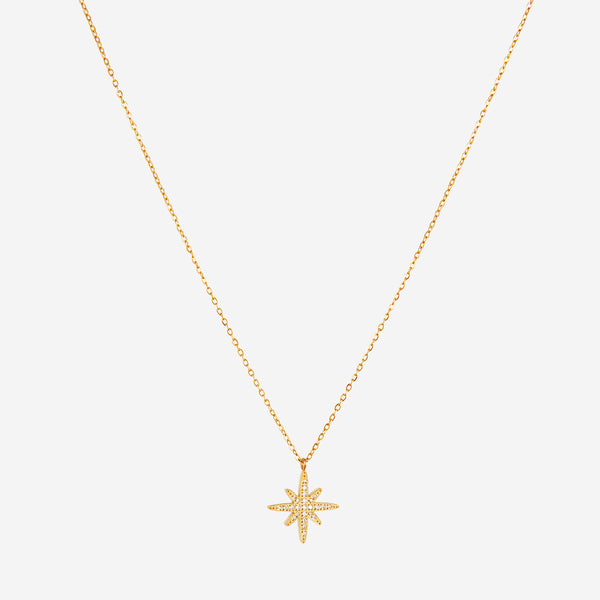 Collier Fin Pendentif étoile