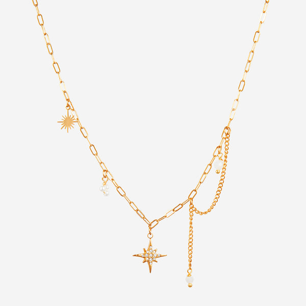 Collier chainette étoile