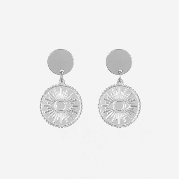 Boucles d'oreilles Rondes Oeil