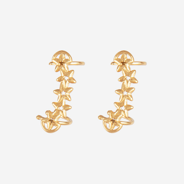 Boucles d'oreilles ears cuff multi étoile