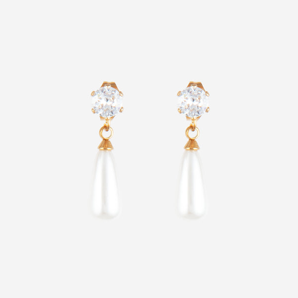 Boucles d'oreilles Perle Goutte d’eau