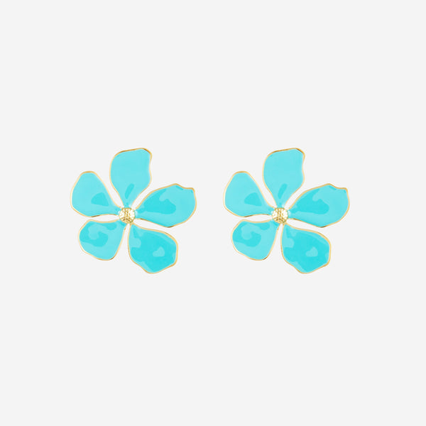 Boucles d'oreilles Fleur brillante