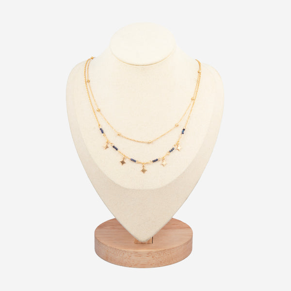 Collier Double Rangs pampilles