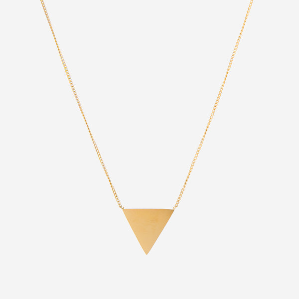 Fine Triangle Necklace