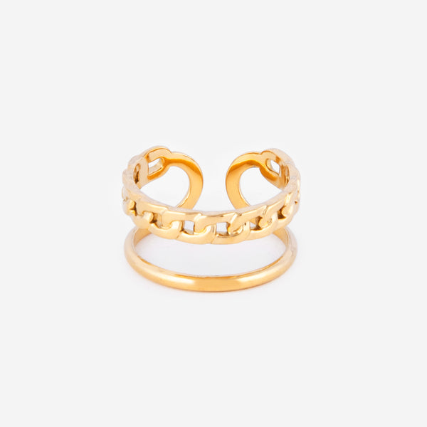 Double Row Simple Ring
