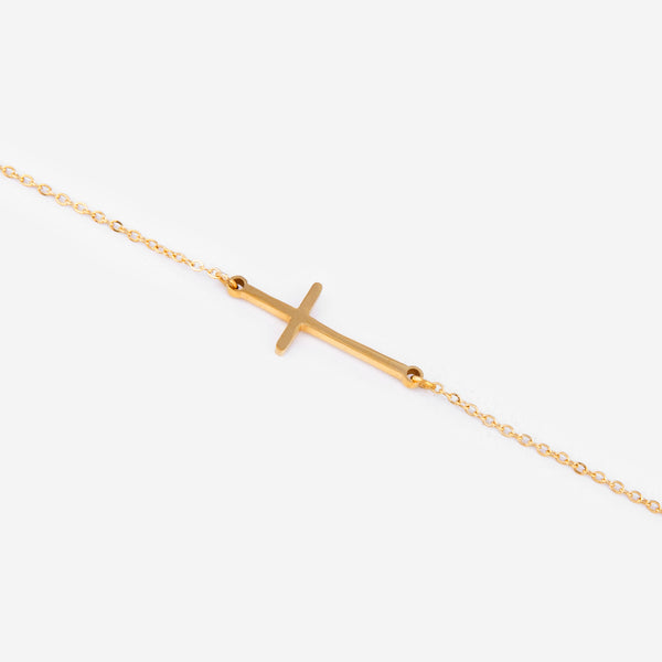 Bracelet croix Fin Classique
