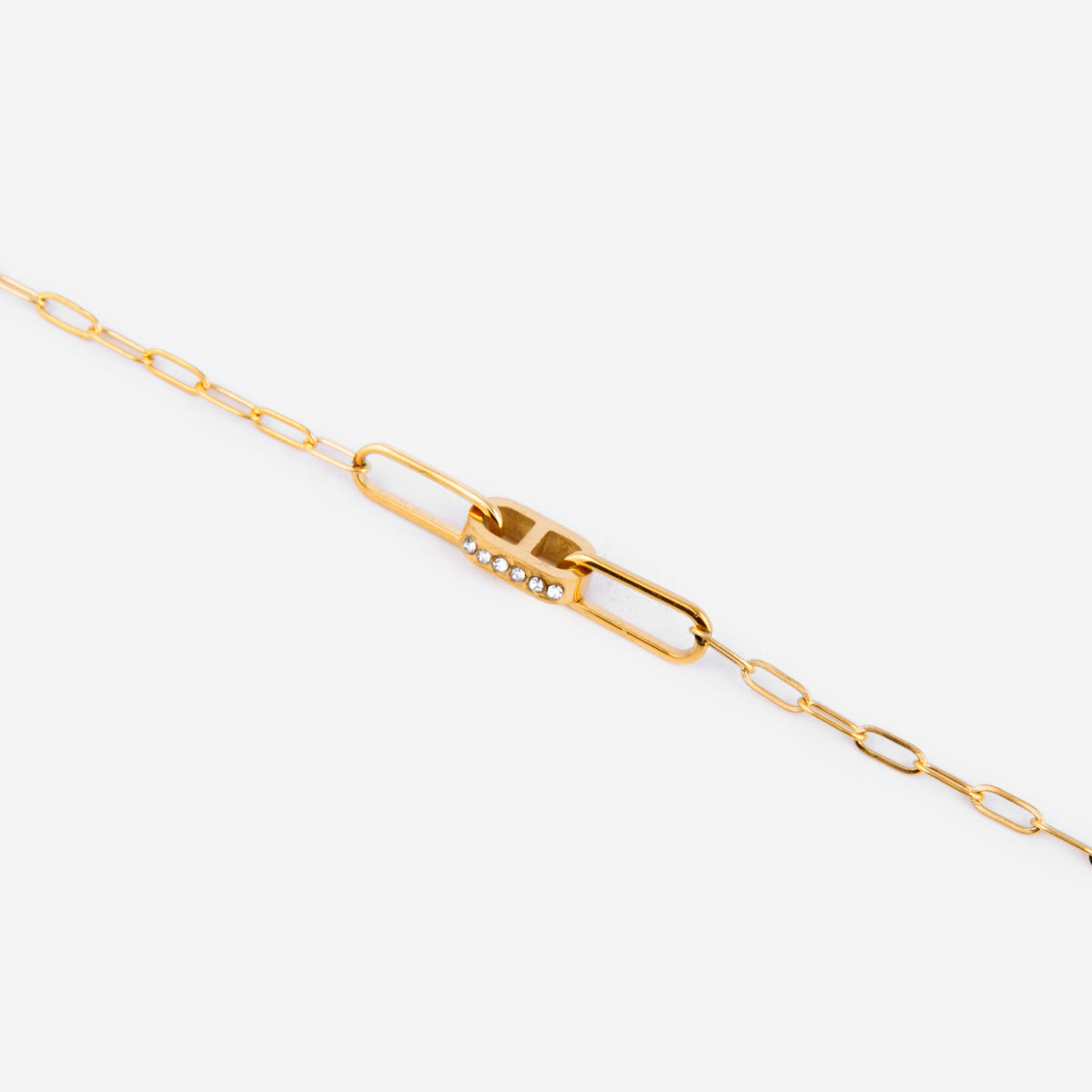 Bracelet Femme Acier Inoxydable Doré - Style Bohème - Longueur 15-16 Cm - Neuf