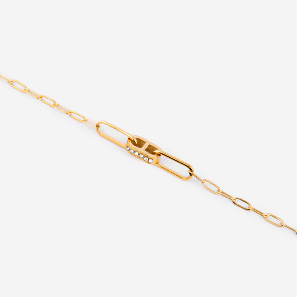 Bracelet chainette strass