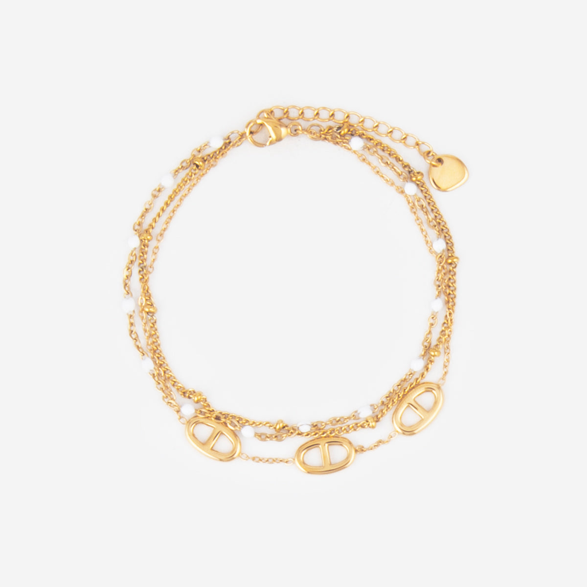Bracelet Femme Acier Inoxydable Avec Motif Soleil Et Diamants – Chaîne Réglable – Finition Or Ou Argent – Élégant Et Quotidien - 9