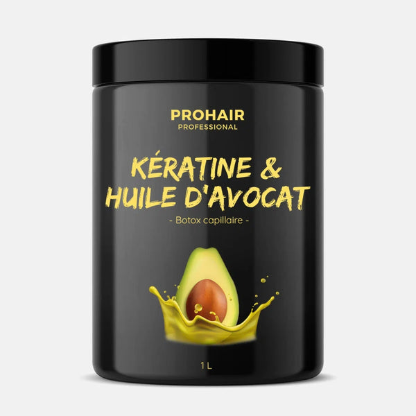 Botox Capillaire à la Kératine & Huile d’Avocat 1000ML Soin cheveux
