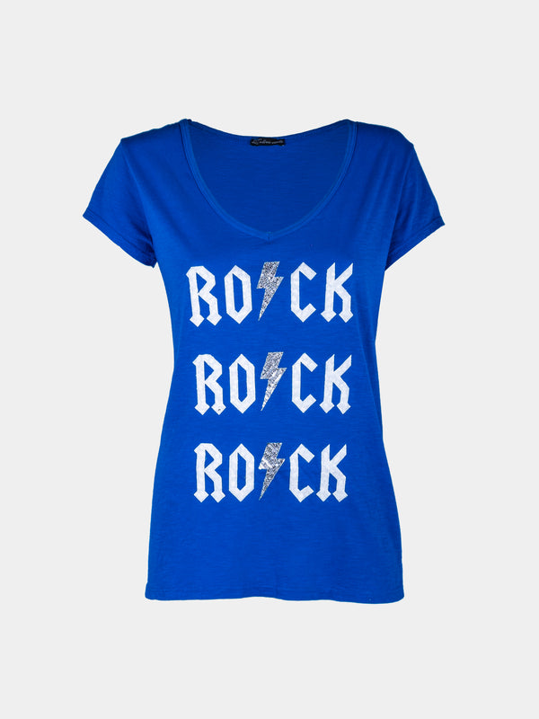 T-shirt message "Rock"