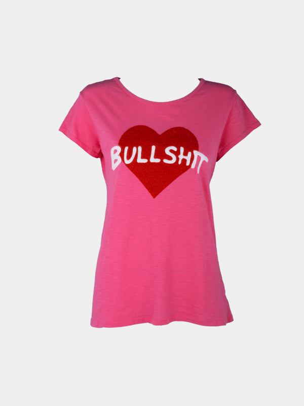 T-shirt message "bullshit"