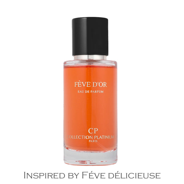 Inspiré par Féve délicieuse - Collection Platinium Fève D'Or 50ml Eau de parfum unisexe