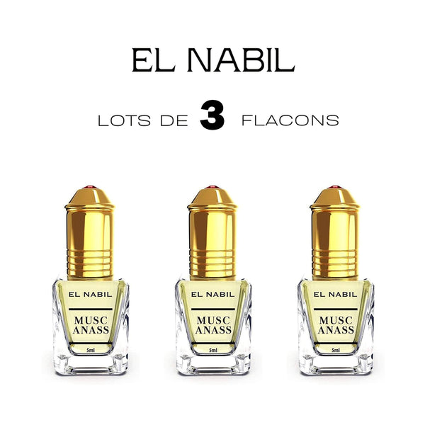 El Nabil - Musc Anass 5ML Extrait de parfum sans alcool