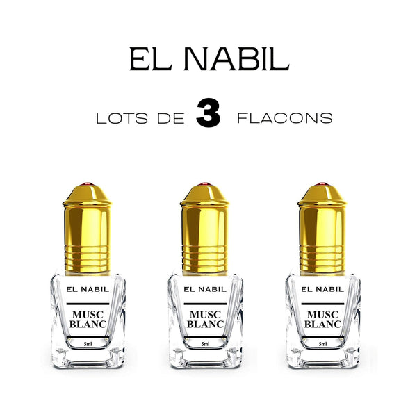 El Nabil - Musc Blanc 5ML Extrait de parfum sans alcool