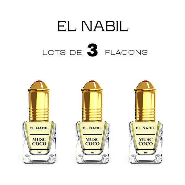 El Nabil - Musk Coco 5ml Extrait de Parfum sans alcool