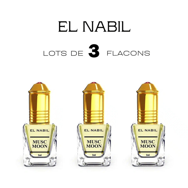 El Nabil - Musc Moon 5ML    Extrait de parfum sans alcool