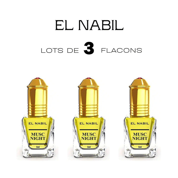 El Nabil - Musc Night 5ML    Extrait de parfum sans alcool