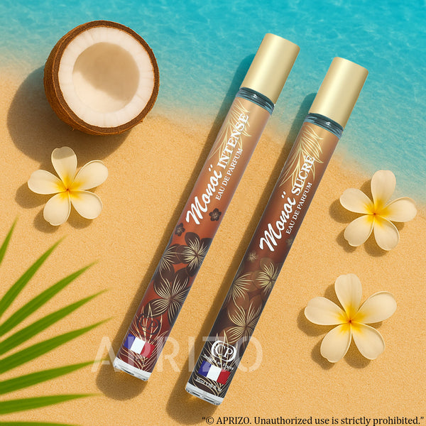 Lot de Parfum Monoï 35ml Eau de parfum Unisexe ( Intense & Sucré )