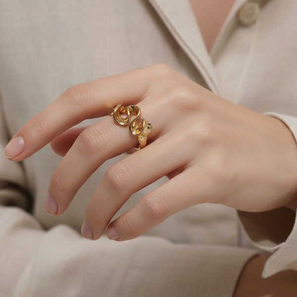 Bague Torsadée Romantique