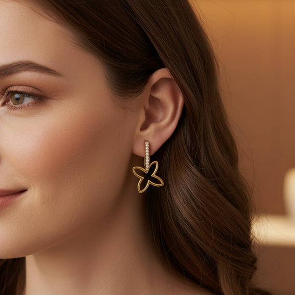 Boucles D’oreilles Géométriques Minimalistes Et Chic