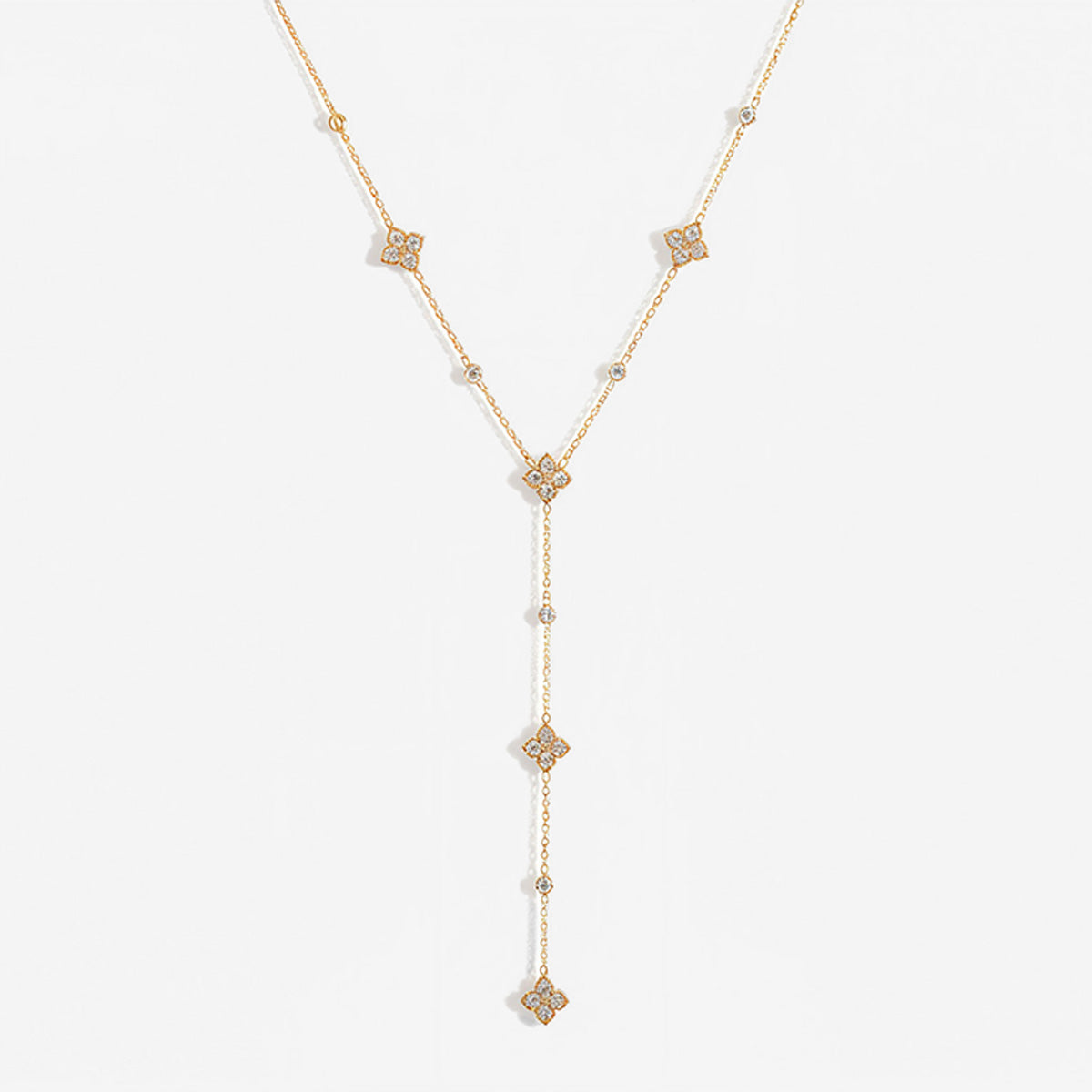 Collier Long Trèfle À Quatre Feuilles Porte-Bonheur – APRIZO